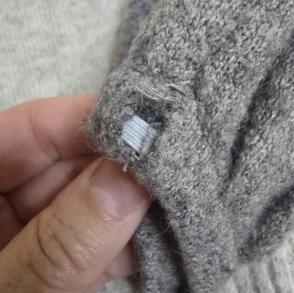 Madewell 30% Merino Wool 10% Alpaca Colorblock Crewneck Sweater Sz XS - Picture 10 of 10